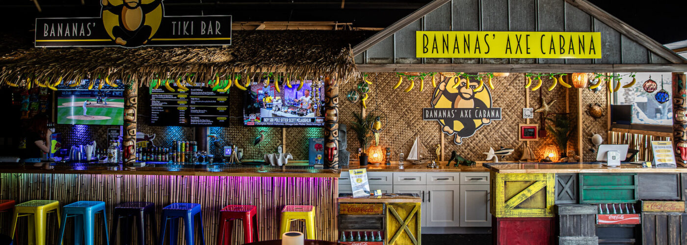 Reception Desk Bananas' Axe Cabana Orlando